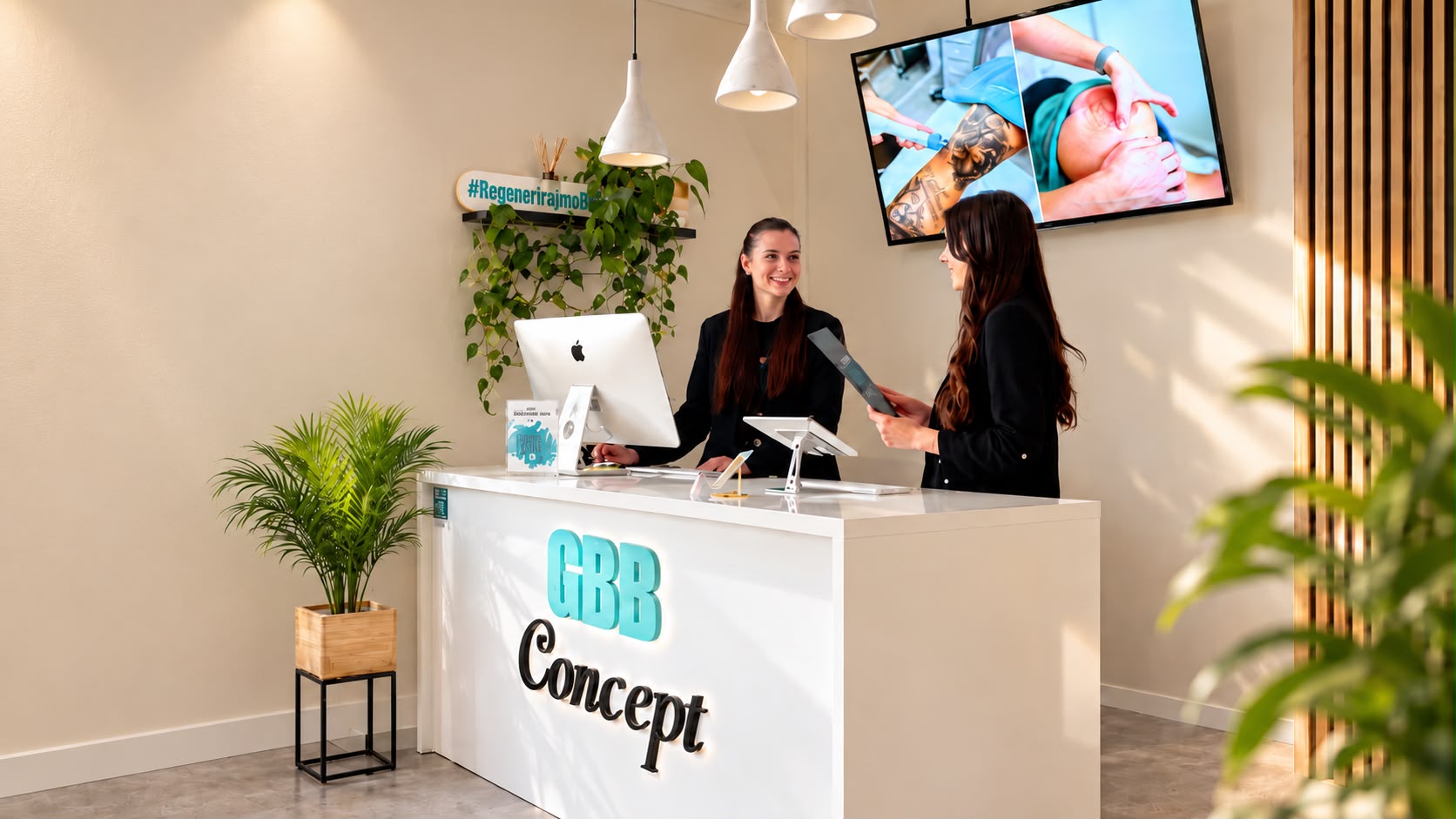 Recepcija Poliklinike GBB Concept